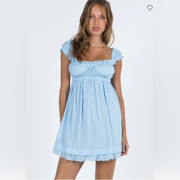 Princess Polly Dresses & Skirts - Princess Polly Carlita Mini Dress Blue